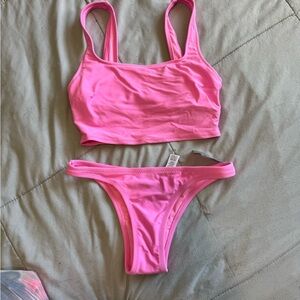 Aerie Pink Bikini Set